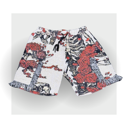 Tapestry Shorts Multi/Red