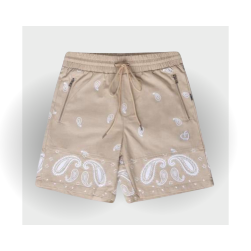 Bandana Shorts Beige