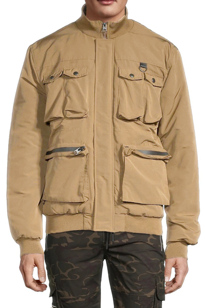 Khaki Padded Jacket American Stitch