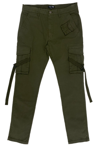 Straight Leg Cargo Jeans