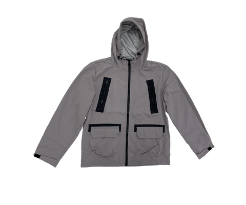 Grey Tech Raincoat