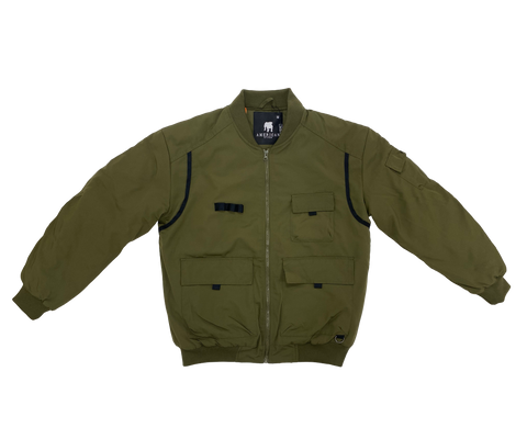 Olive Bomber Jacket