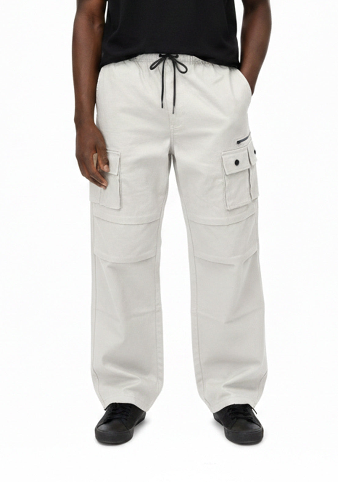 4 Pocket Cargo Pants Beige