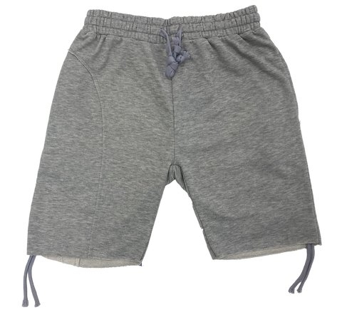 Grey String Sweatpant Shorts