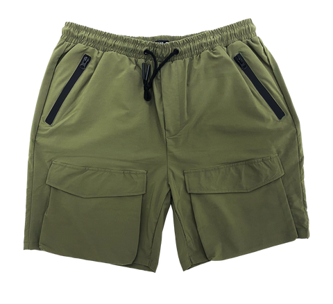 Olive Cargo Shorts