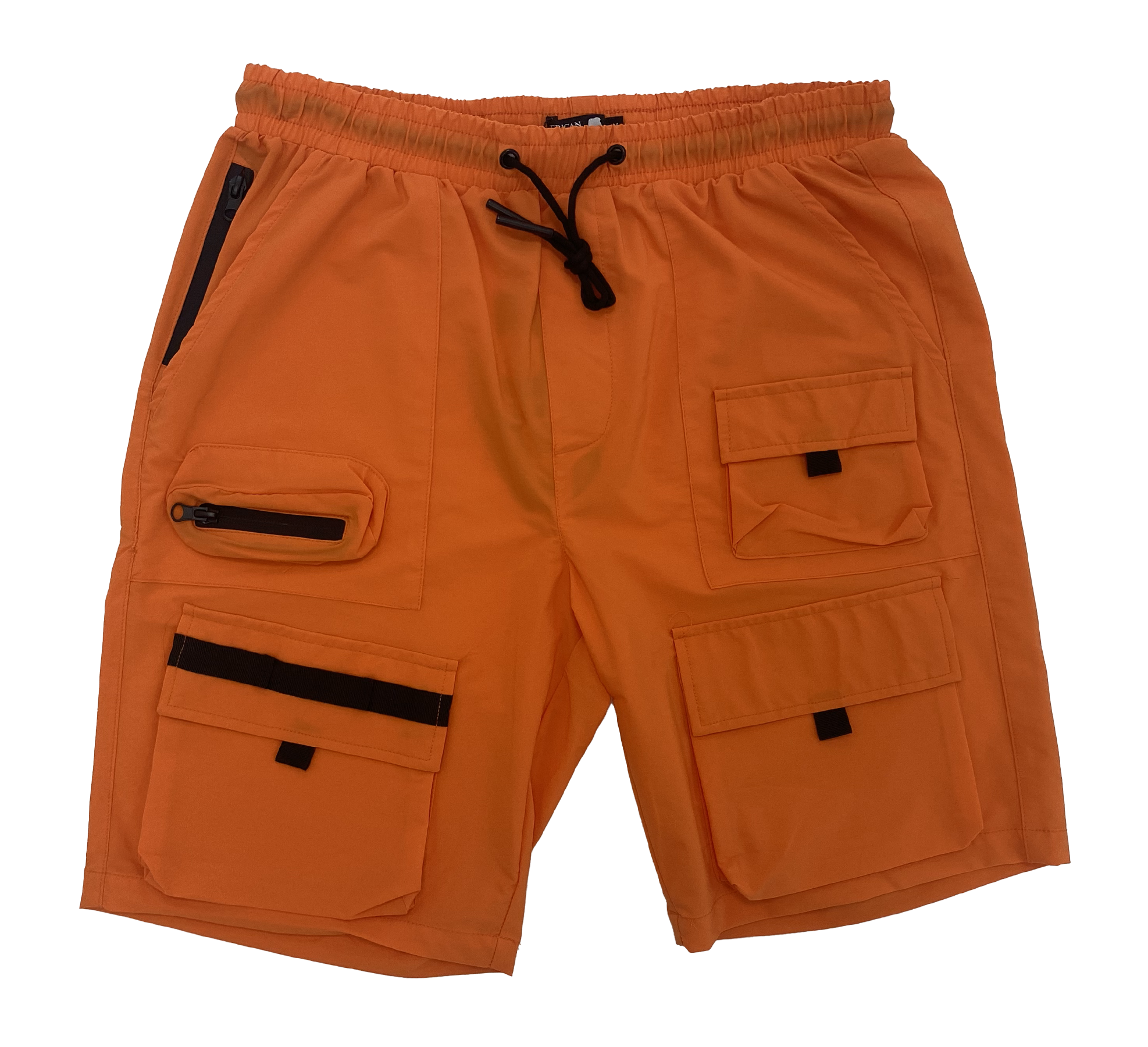 Orange Tech Athletic Shorts