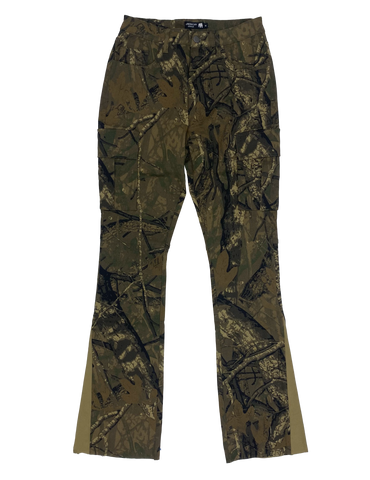 Real Tree Camo Flared Trousers