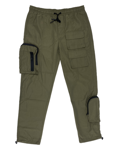 Olive Cargo Joggers