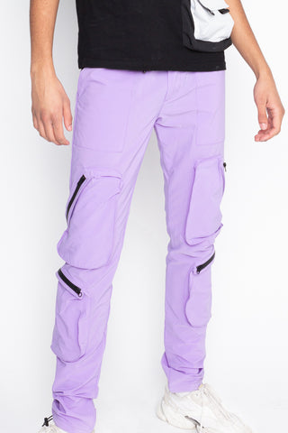 Purple Water Zip Jogger