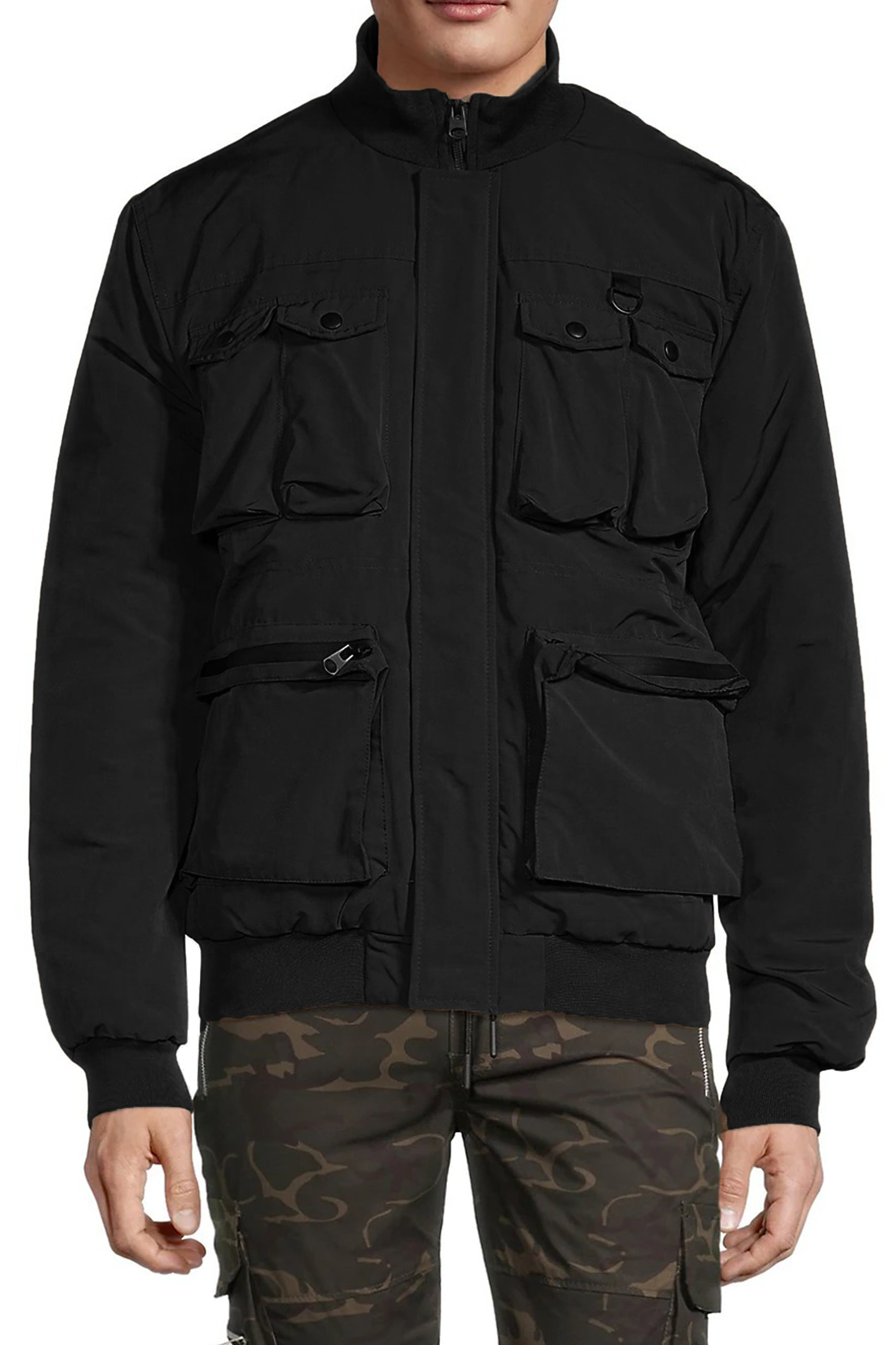 Black Padded Jacket American Stitch